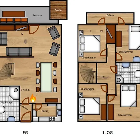 Seepark Bei Viola Mit Sauna キルヒハイム